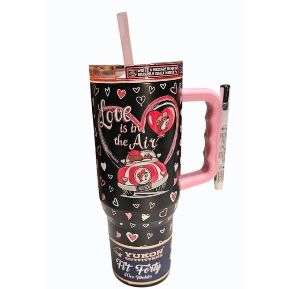 Buc-ee’s New for 2025 “LOVE IS IN THE AIR” 40 oz Yukon Tumbler Free US Shipping - Picture 1 of 11